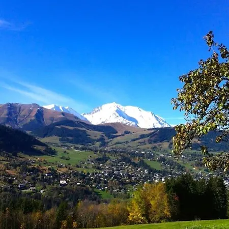 Charmant Chalet Familial, Idealement Situe, Aux Pieds Des Pistes Dans Domaine Privatif Megeve